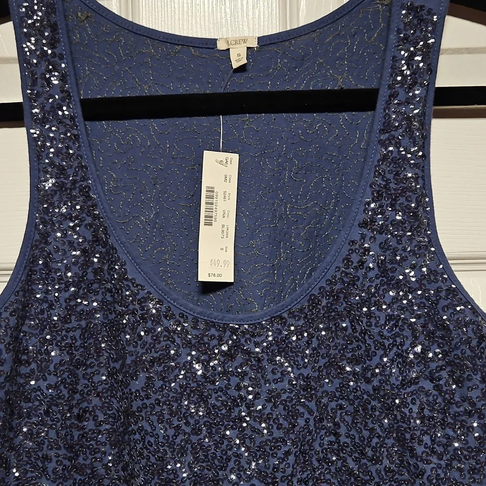 J. Crew Sequin Tank Top