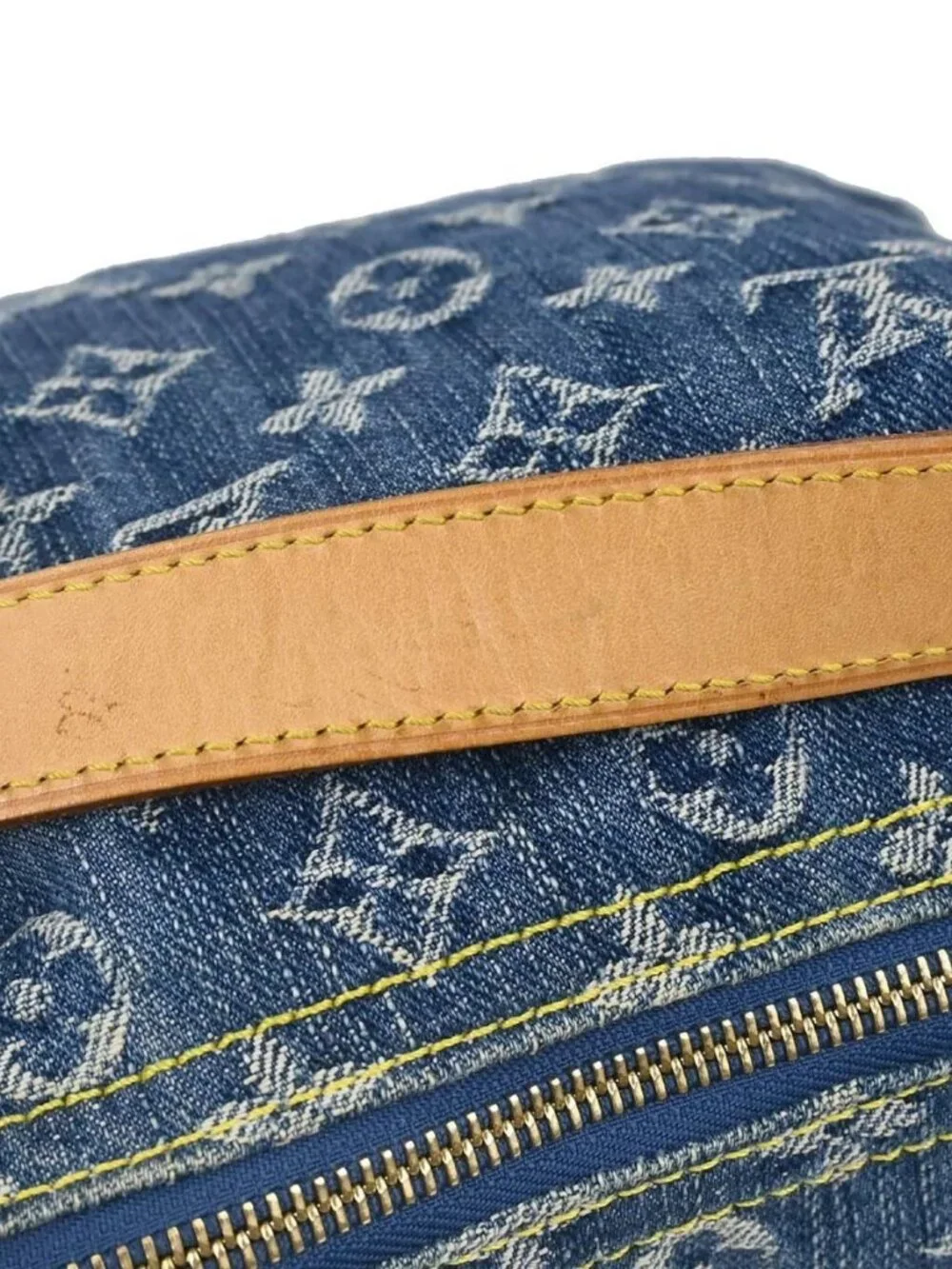 Louis Vuitton Blue Monogram Denim Baggy PM Shoulder Bag