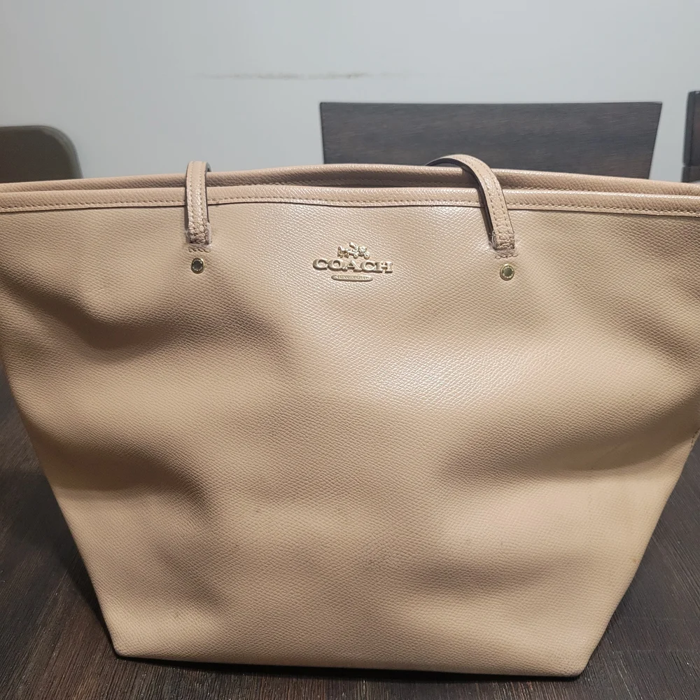 Coach Tan Leather‎ Tote Bag