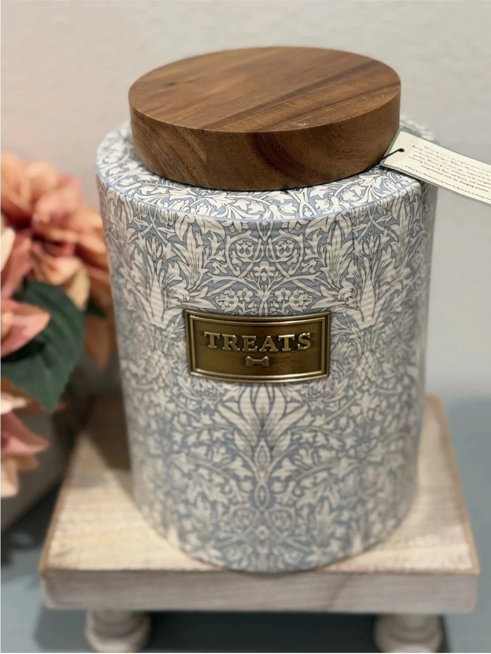 William Morris & Co Snakeshead Pets Treat Jar Canister New