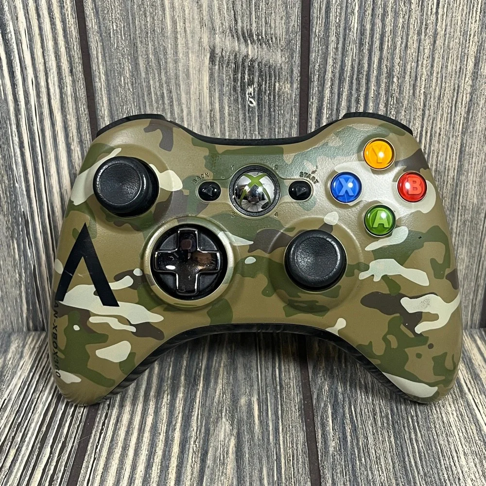 Microsoft Xbox 360 Wireless Controller Camouflage Special‎ Edition Gaming 1403