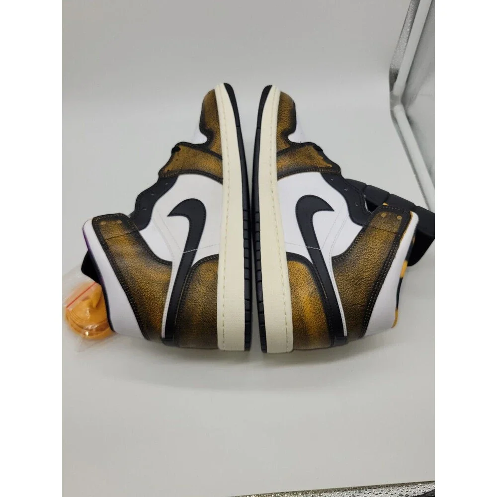 Jordan 1 Mid Sail/Taxi Size 11.5 Mens -DQ8417-071