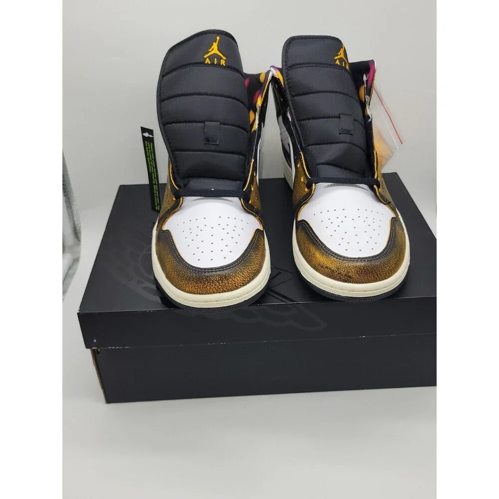 Jordan 1 Mid Sail/Taxi Size 11.5 Mens -DQ8417-071