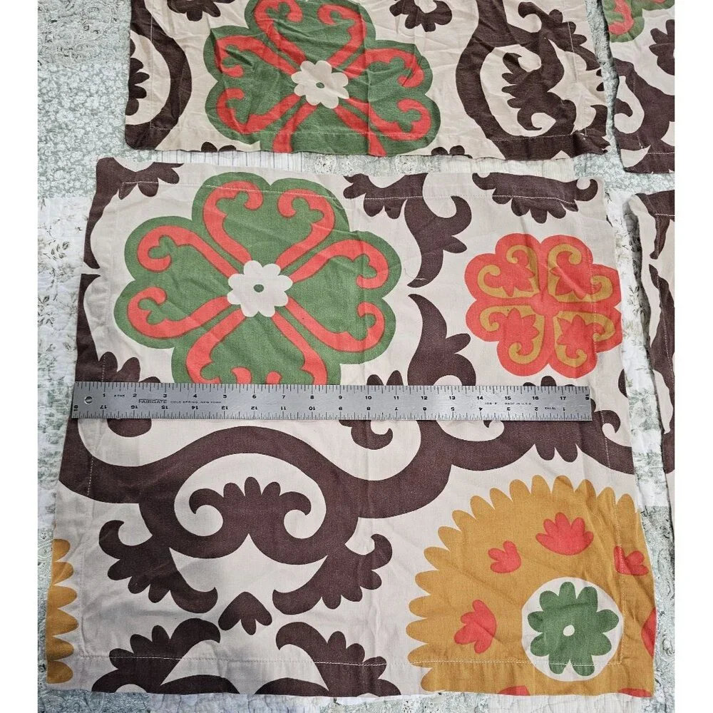 Crate & Barrel Bukhara Napkins (Set of 4) 20