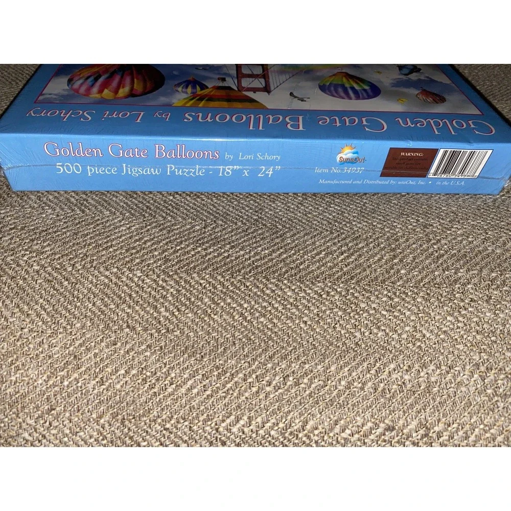 Golden Gate Bridge Balloon By Lori Schory 500 Piece Puzzle‎ New And Sealed 34937