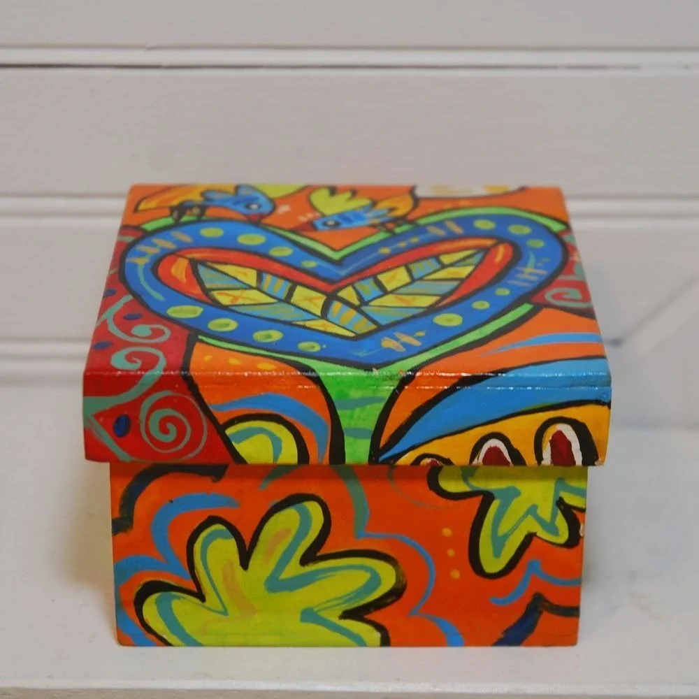Handmade beautiful vibrant