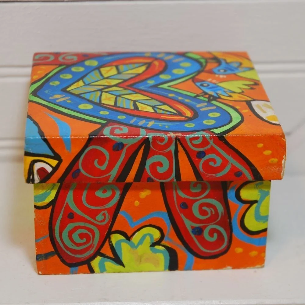 Handmade beautiful vibrant