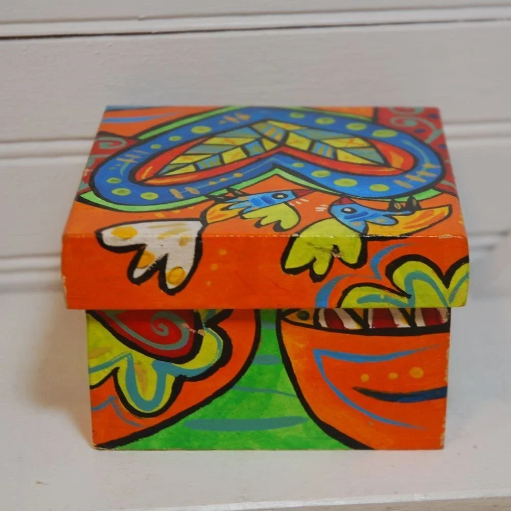 Handmade beautiful vibrant