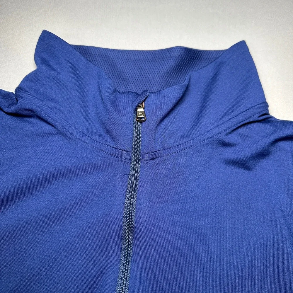Polo Golf Ralph‎ Lauren Vest Mens XL Blue Quarter Zip Piedmont Driving Club Golf