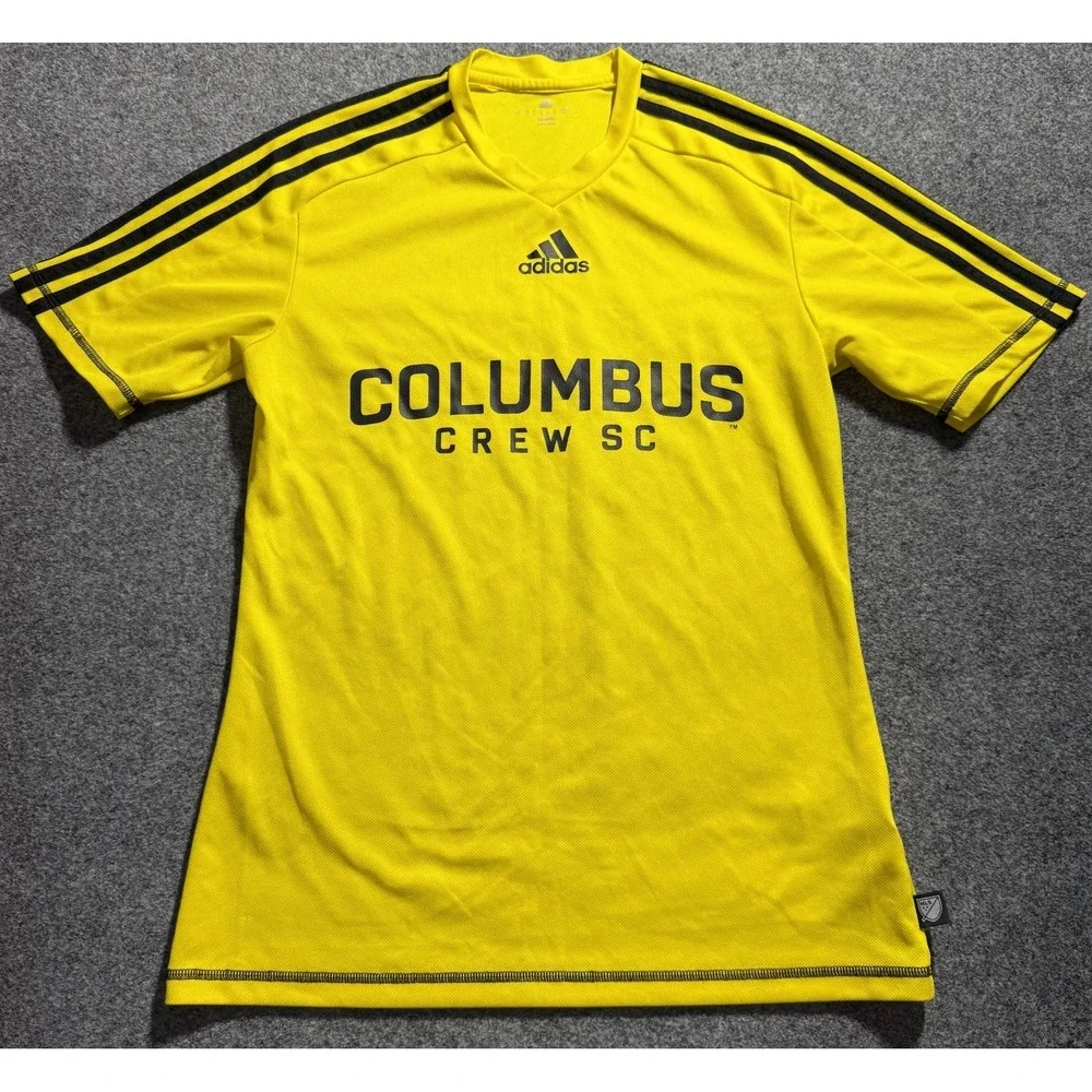 Adidas Columbus‎ Crew Jersey Adidas Men's Size Small 2015 Yellow MLS