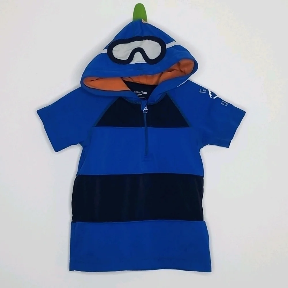 Gap Scuba Hood Rashguard Swim Beach Shirt 18-24m