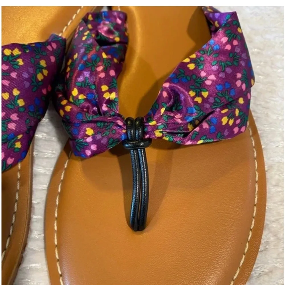 Matilda Jane Purple‎ Brilliant Daydream Toes in the Sand Sandals  Sz 7 NWT