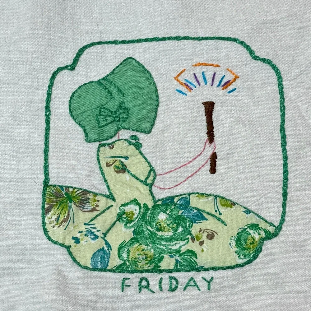 Handmade fabric repurposed