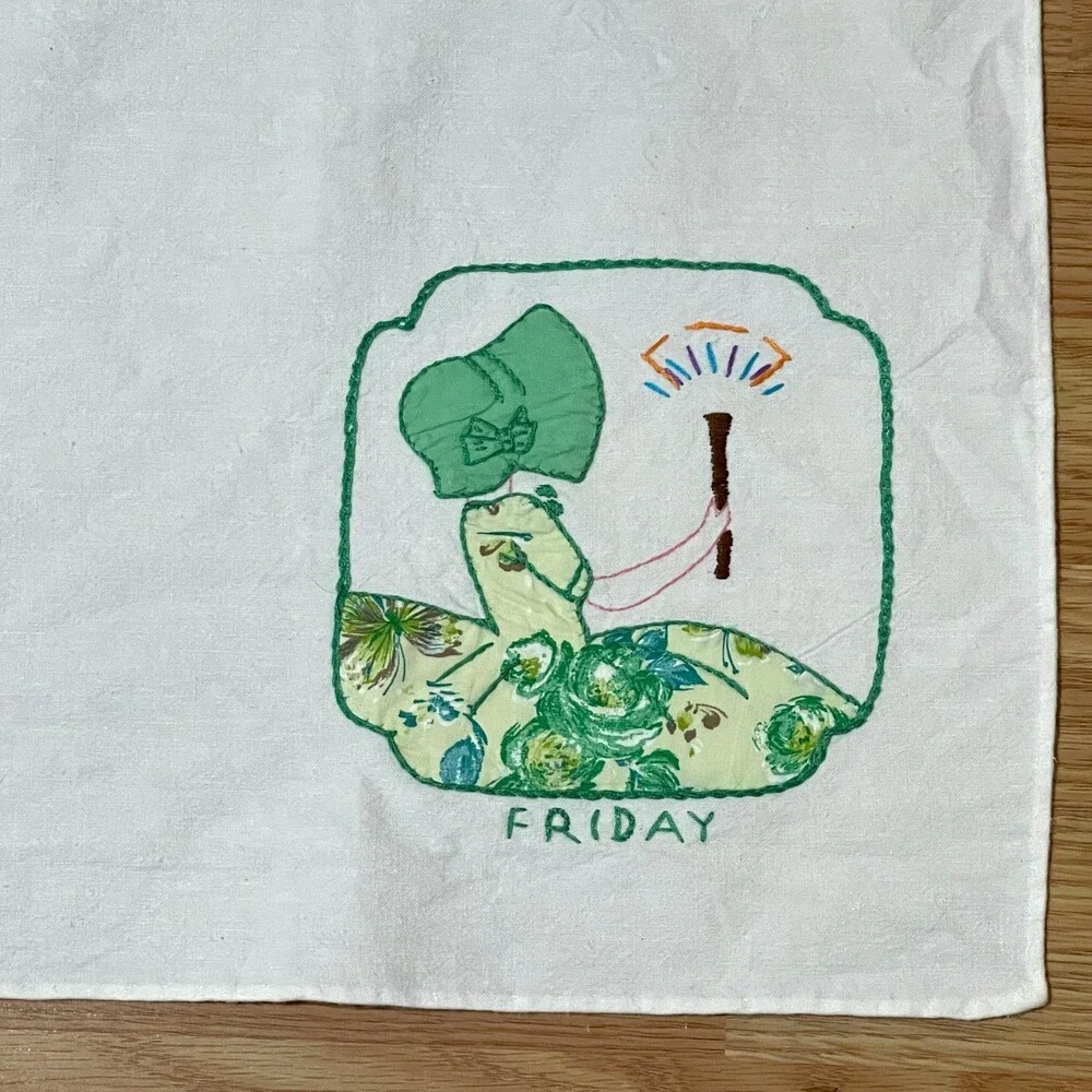 Handmade fabric repurposed
