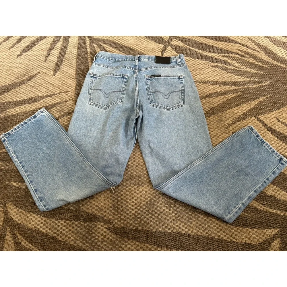Vintage Harley Davidson Jeans Mens 32x30 Blue Biker Relaxed Straight Made USA‎
