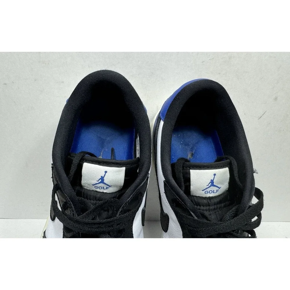 Jordan 1 Low Golf Blue Royal Toe Black Shoe DD9315-102 Men's Sz 10.5