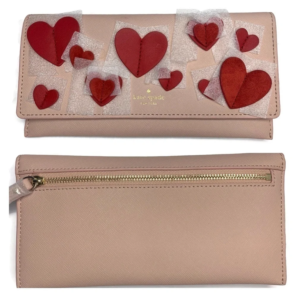 Kate Spade Heart Wallet Clutch Valentine’s Gift 💝