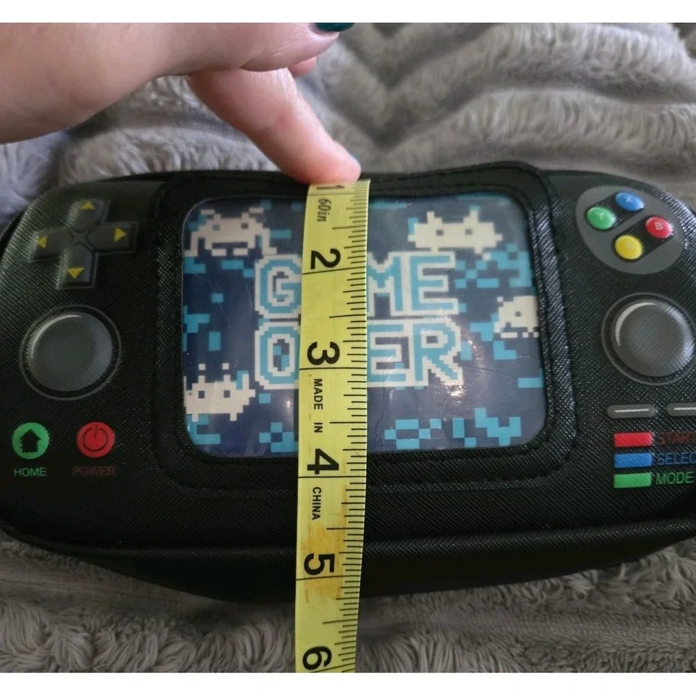 Pen Gear Nintendo Controller Vinyl Zip Up Pencil Pen Markers Carrying Case EUC!
