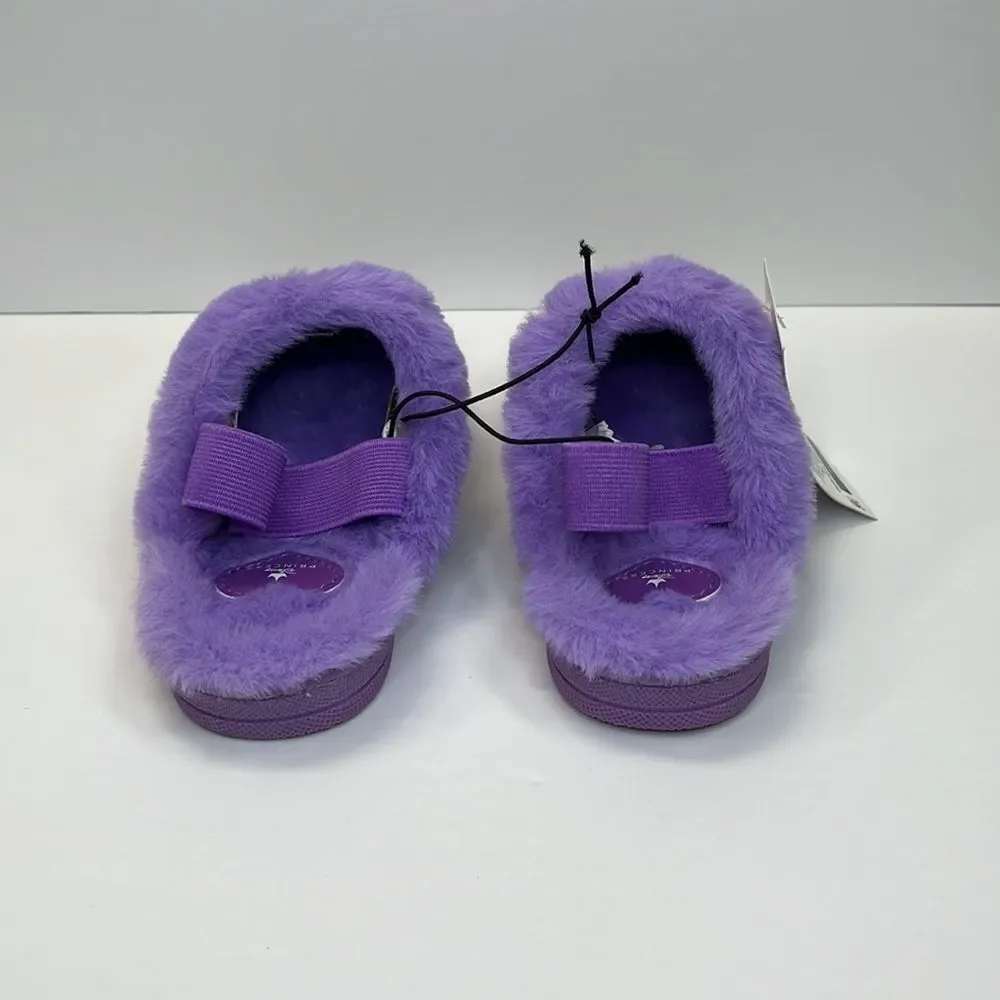 Disney Princess Toddler Girls Fuzzy Cozy Slippers