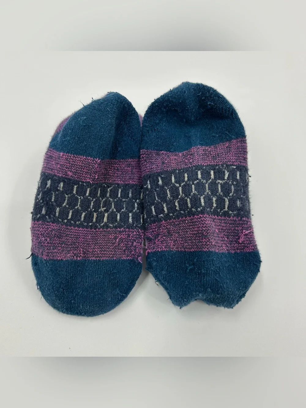 Bombas Purple and Navy Toddler Socks