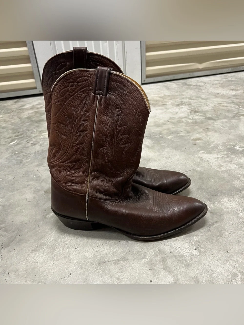 Nocona Boots leather brown western