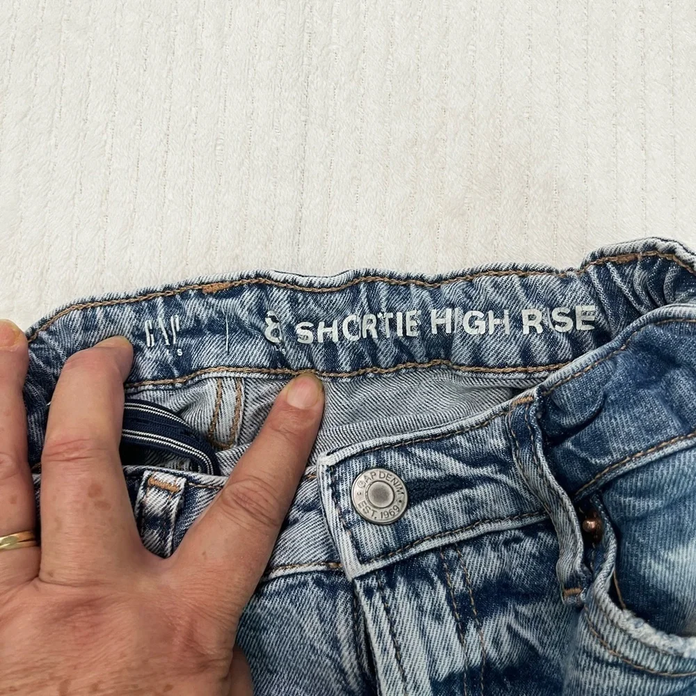 GAP Kids Denim Distressed Shorts