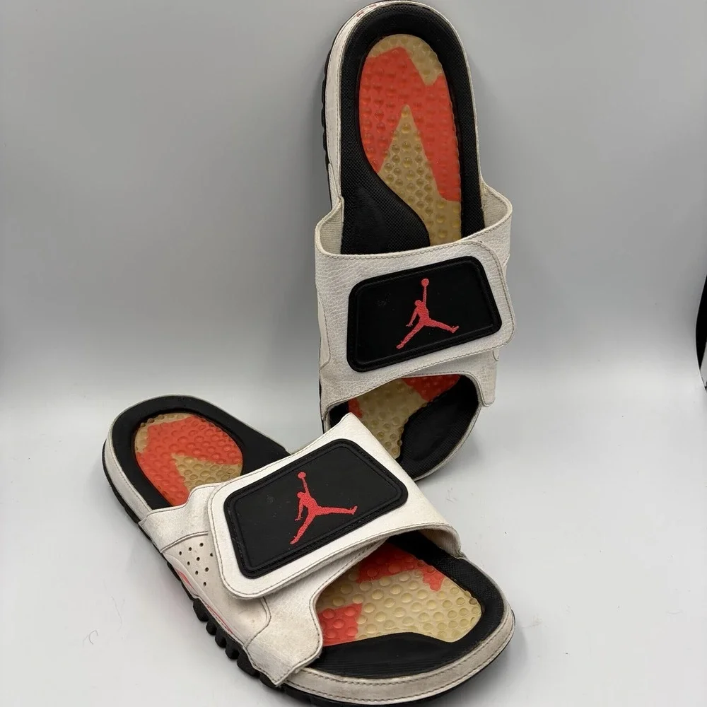 Jordan Hydro IV Slides Size 12 Slide Sandals Comfy 630752-120 Basketball Sports‎