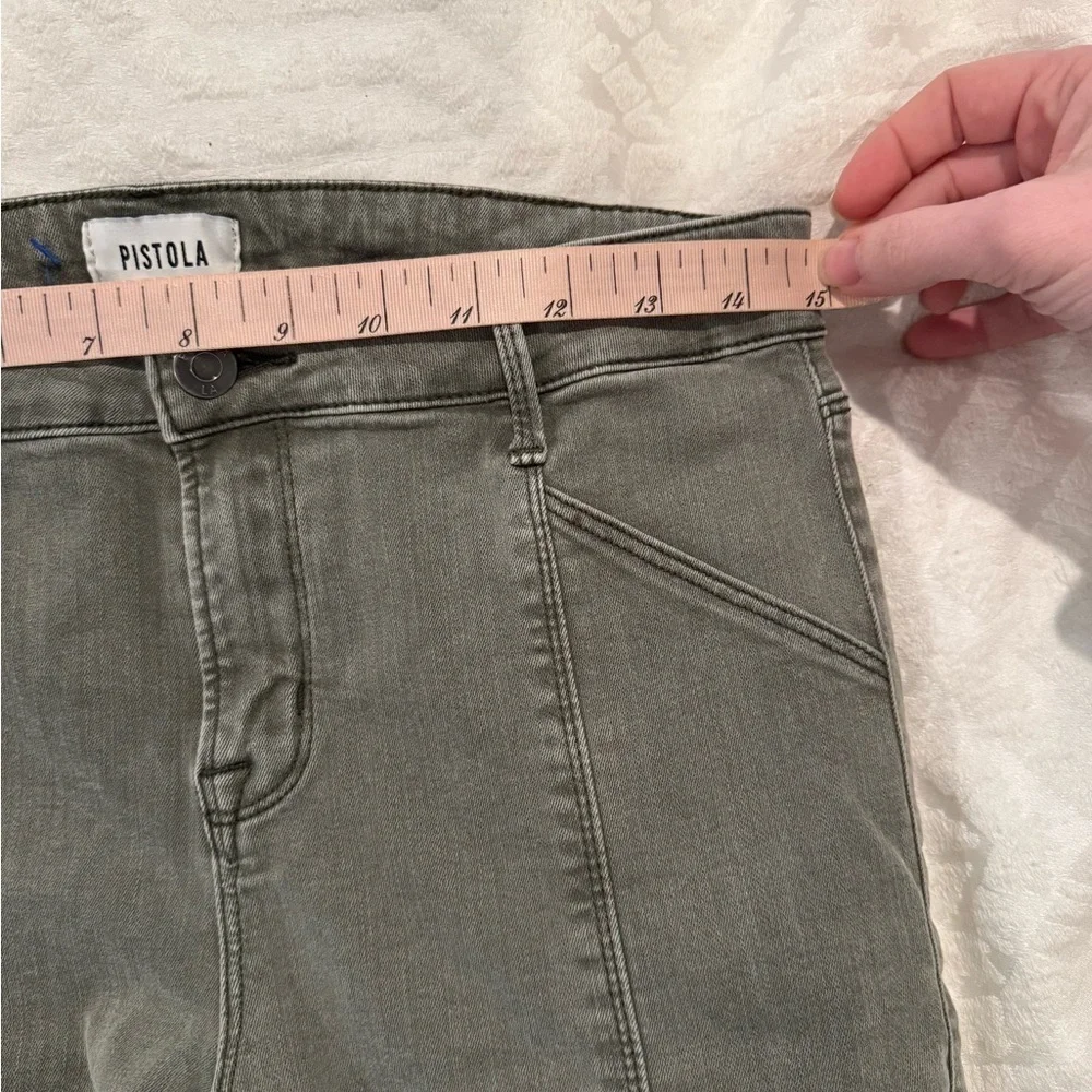 Pistola Revolve Womens Olive Zipper Pocket Hunter Cargo Jeans In Eden Size 29