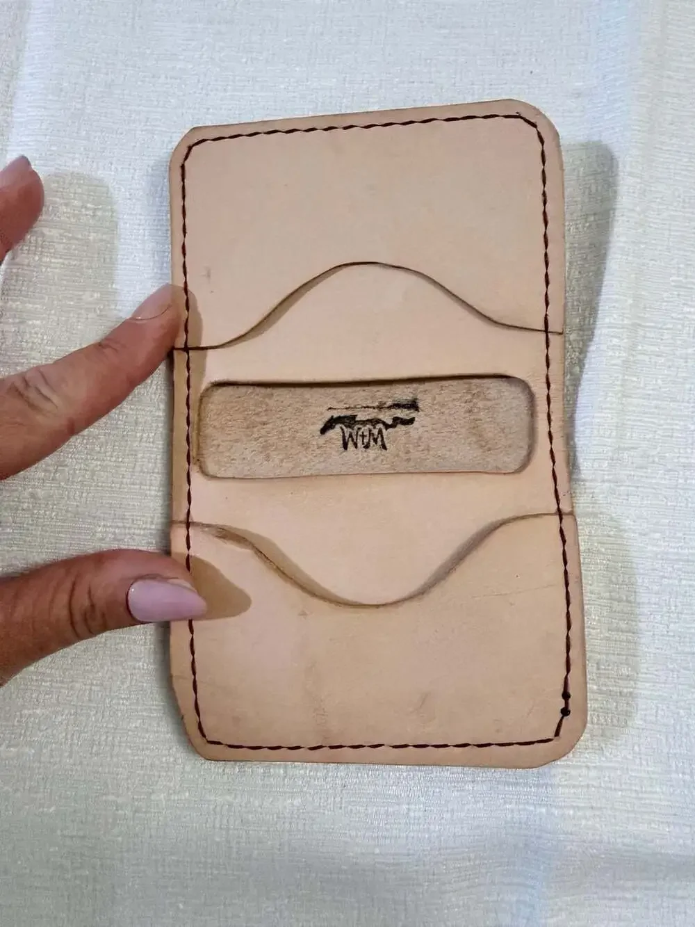 WTM Leather hand stitched