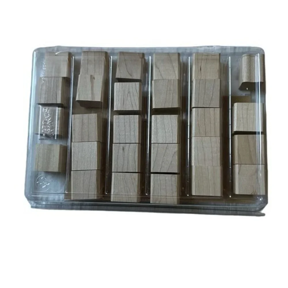 Stampin’ Up! Crazy Alphabet, Set of 28 Rubber Stamps NIB