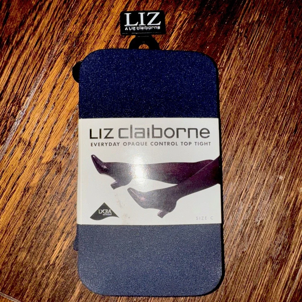 Vintage LIZ Claiborne Everyday Opaque Control Top Tight Sz‎ C 5'8