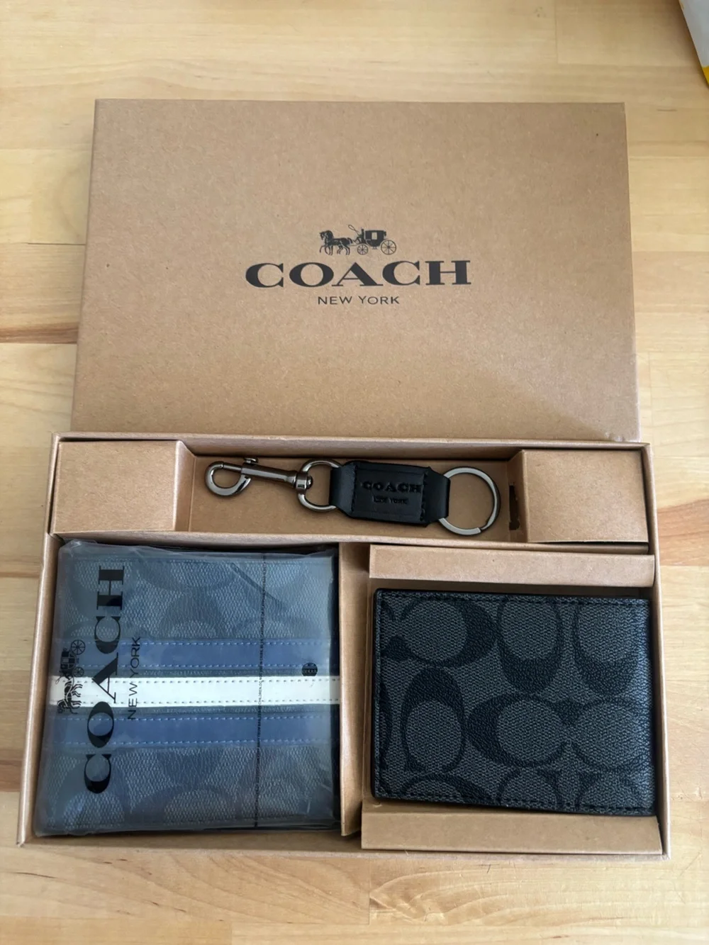 Coach wallet  Black & blue