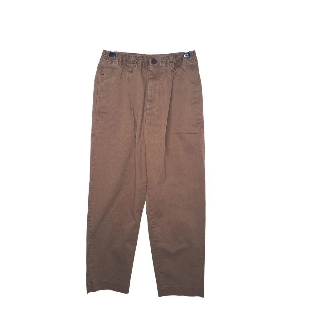 Zara Kids Brown Elastic Waist Trousers Pants Size 11-12 152cm‎