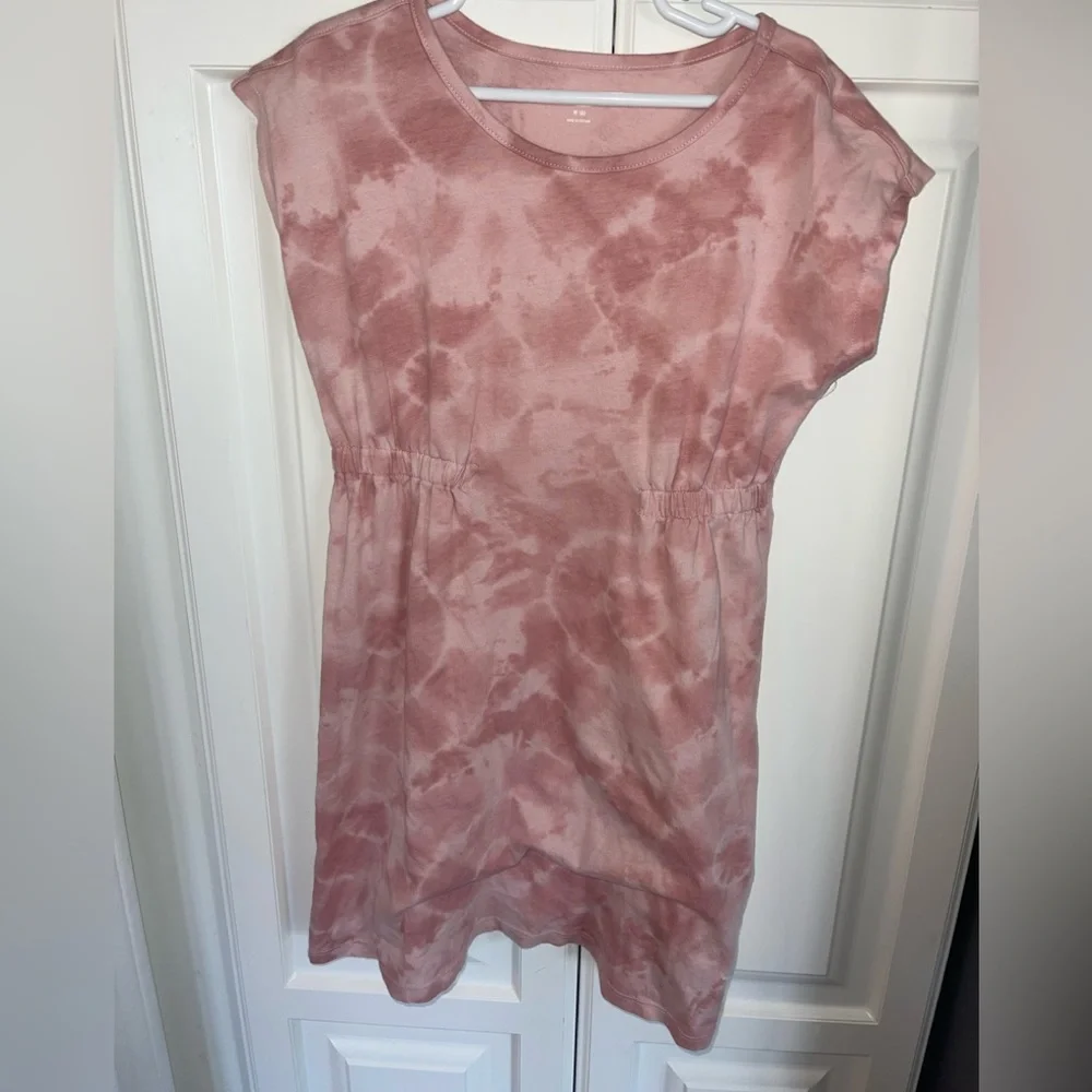 Old Navy Girls Tie Dye‎ Pink Dress Sz M 8