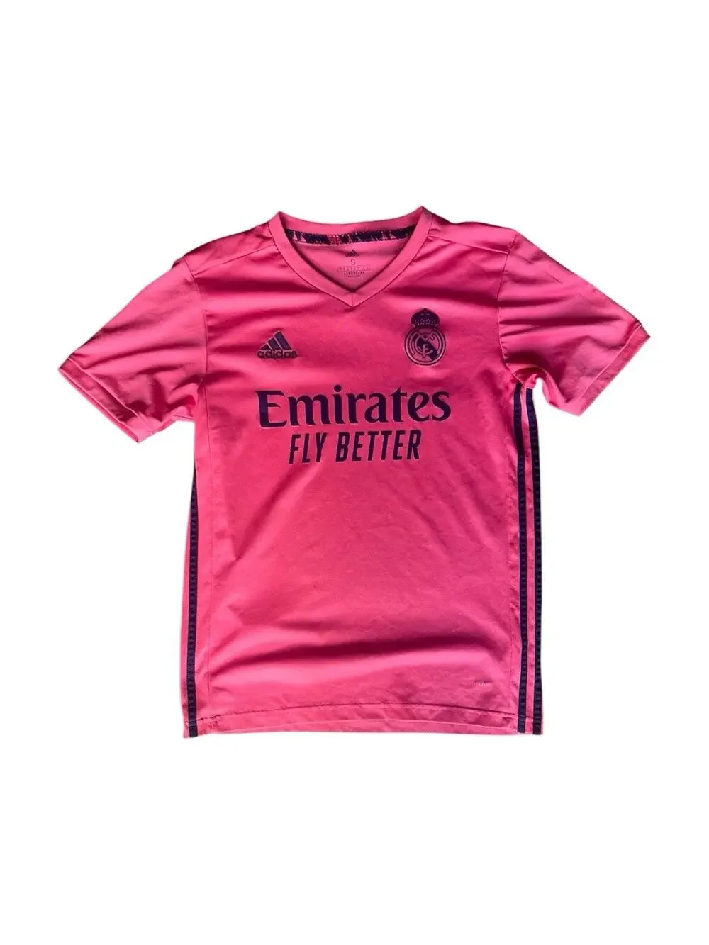 Adidas Men Football Shirt Jersey Real Madrid Away 2020 2021 Pink Size Small