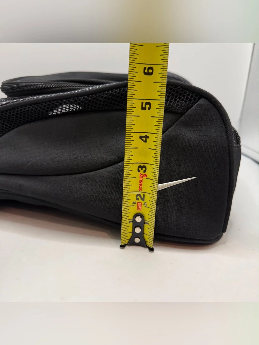 Nike Golf Shoe Bag Black Gray Travel Carry Case Organizer TG0022