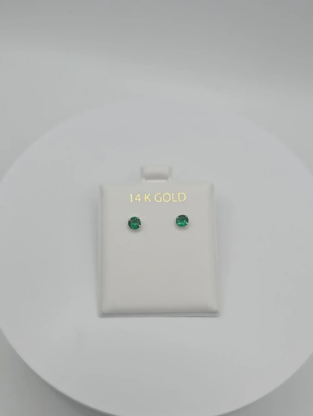 gold earrings classic beautiful