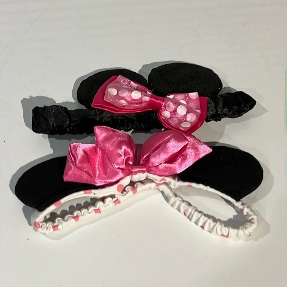 Bundle 3 for $15 Adorable Disney Minnie Mouse Ear Toddler/Child Headbands Set