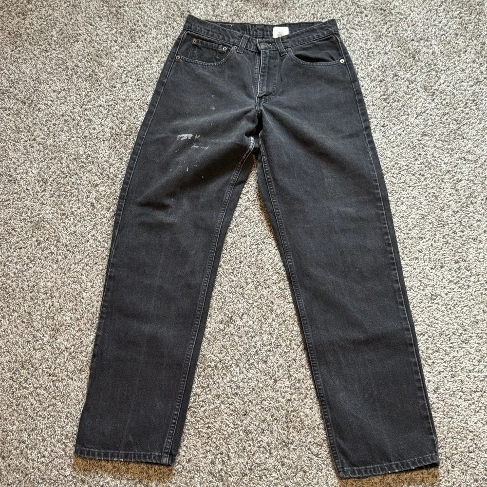 Vintage Levis 550 Jeans Mens 32x32 Fit(29x31) Relaxed Fit Black Made In Canada