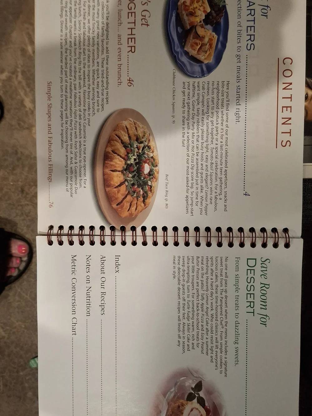 Various holiday recipes
