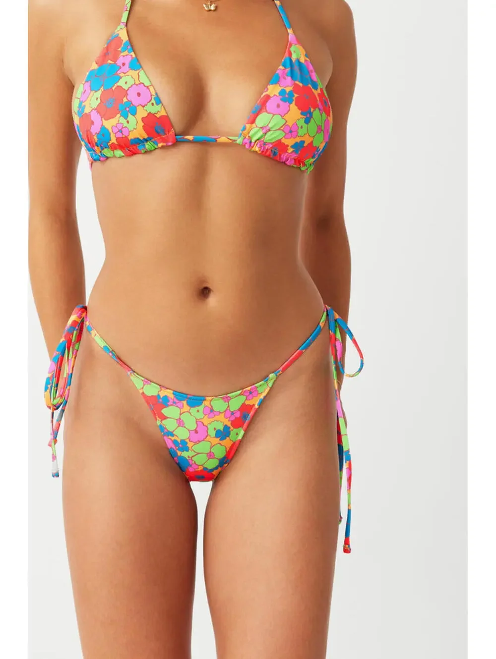 Frankies Bikinis Divine Tie Side Skimpy Bikini Bottom