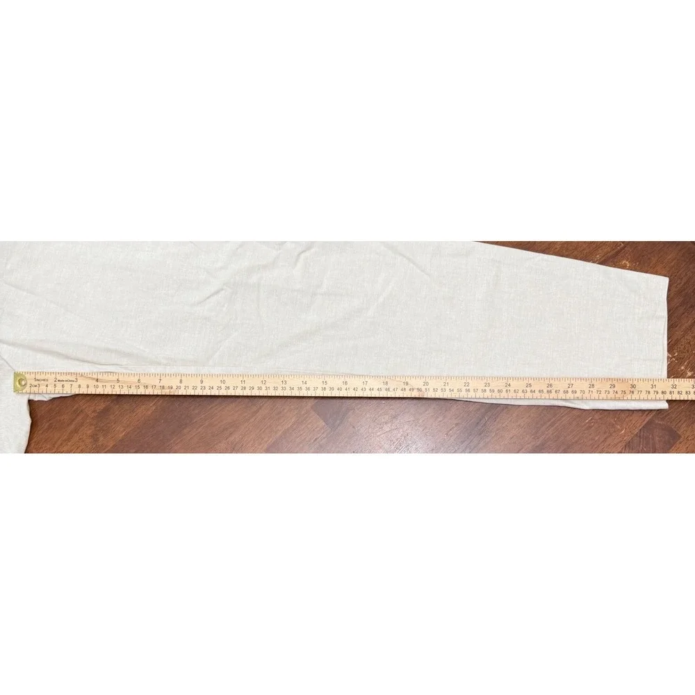 Banana Republic Slim Fit Pants Mens 34L Beige Grey Linen Blend Bundle 2 Pack
