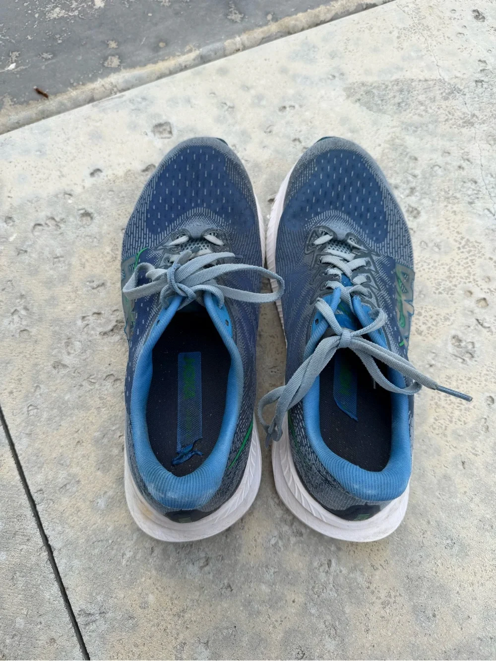 Hoka “Mach 6” in Downpour  / Thundercloud