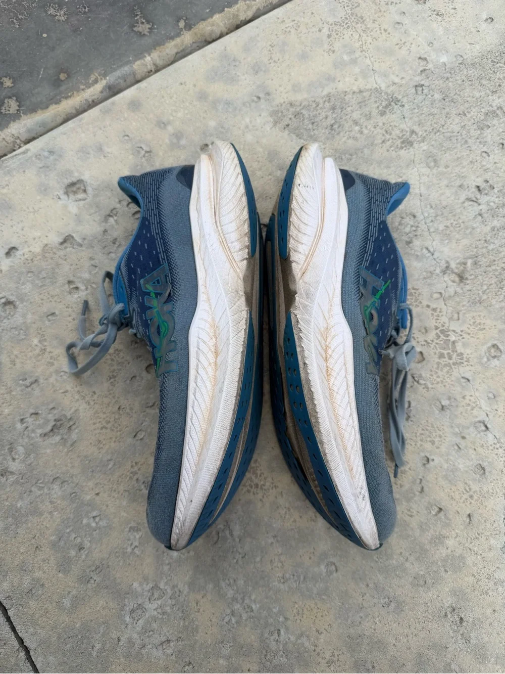 Hoka “Mach 6” in Downpour  / Thundercloud
