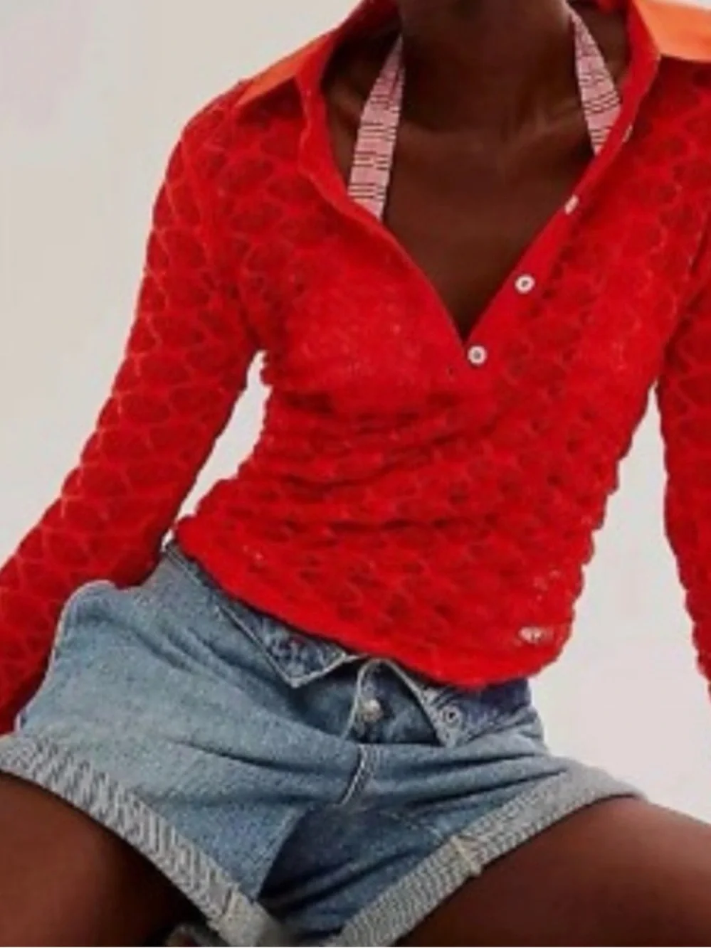 Free People Girl Next Door Polo