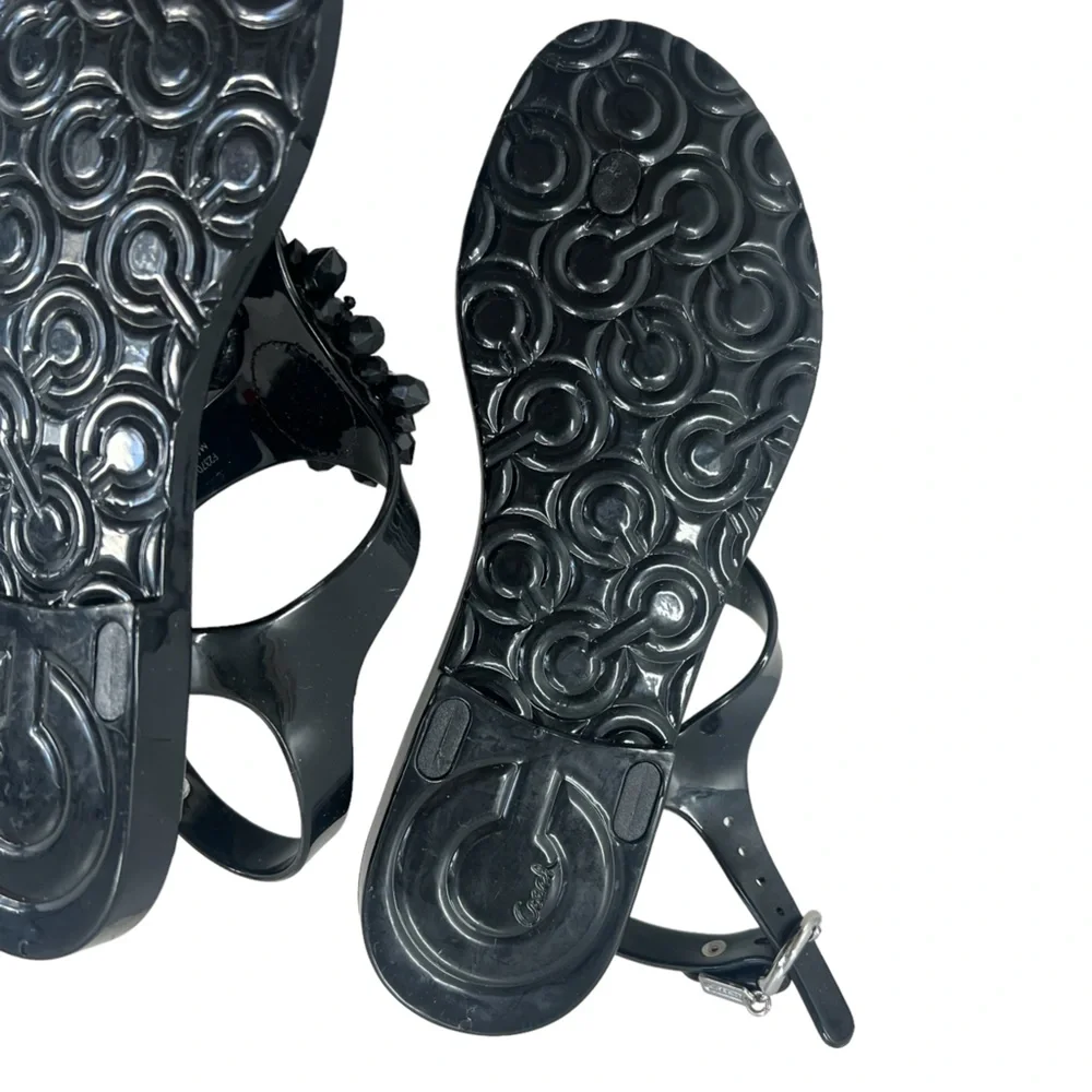 Coach black beaded