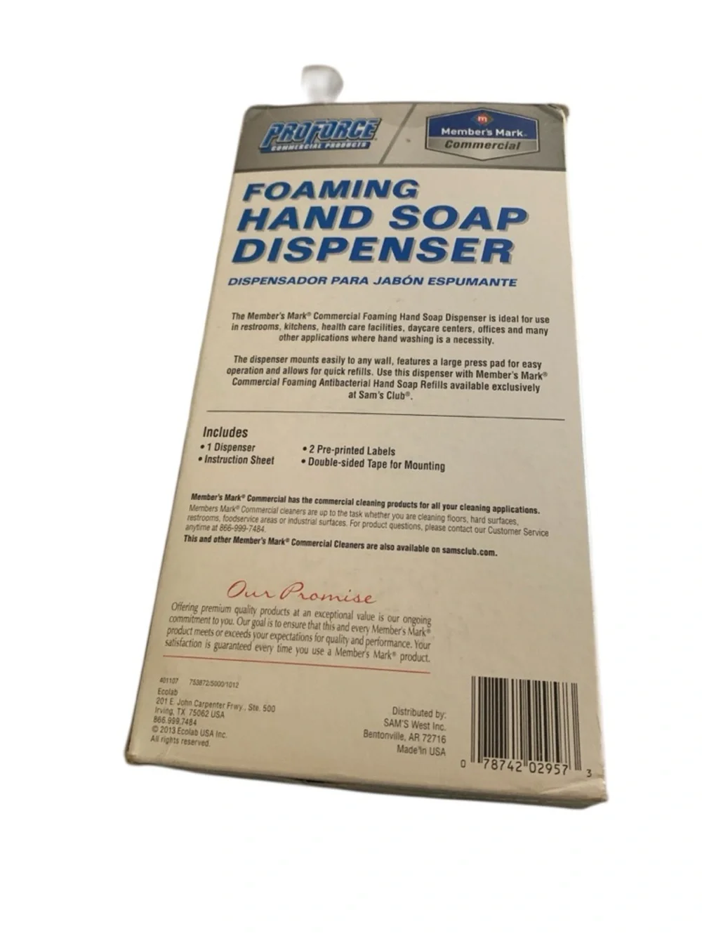 Member's‎ Mark Commercial Foaming Hand Soap Dispenser ProForce