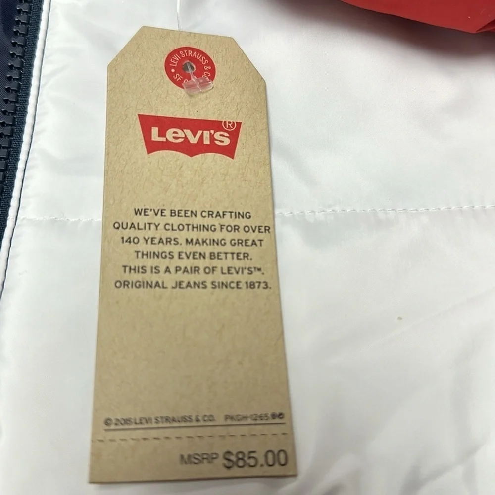 Levi Strauss Signature pit zip white