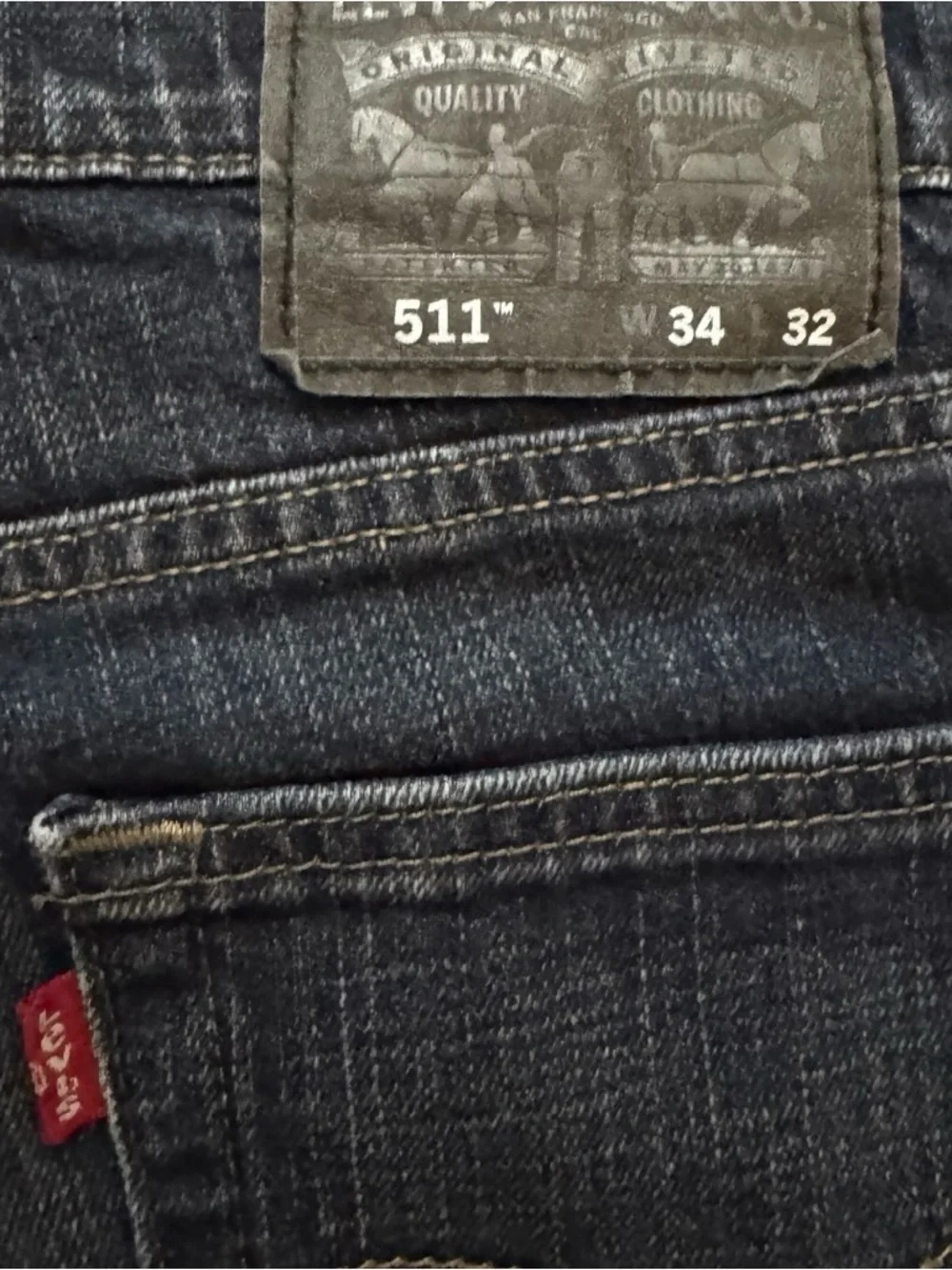 Levi's Men's Indigo Straight Jeans