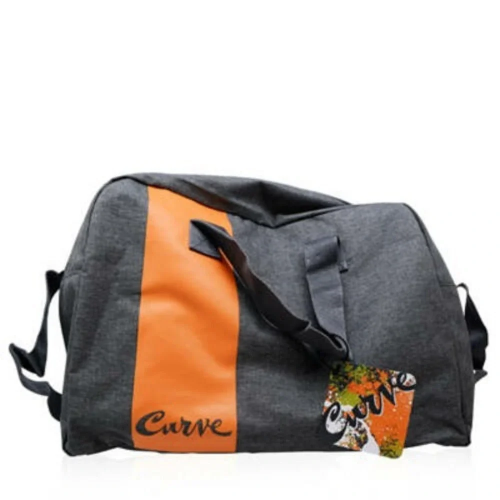 CURVE MEN BY LIZ CLAIBORNE GREY WEEK-END DUFFEL BAG